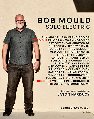 Bob Mould - Fall 2023 Tour Dates