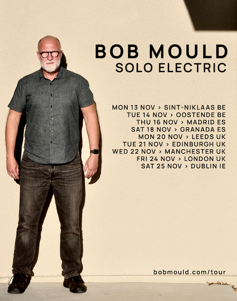 Bob Mould Fall 2023 UK Europe Tour