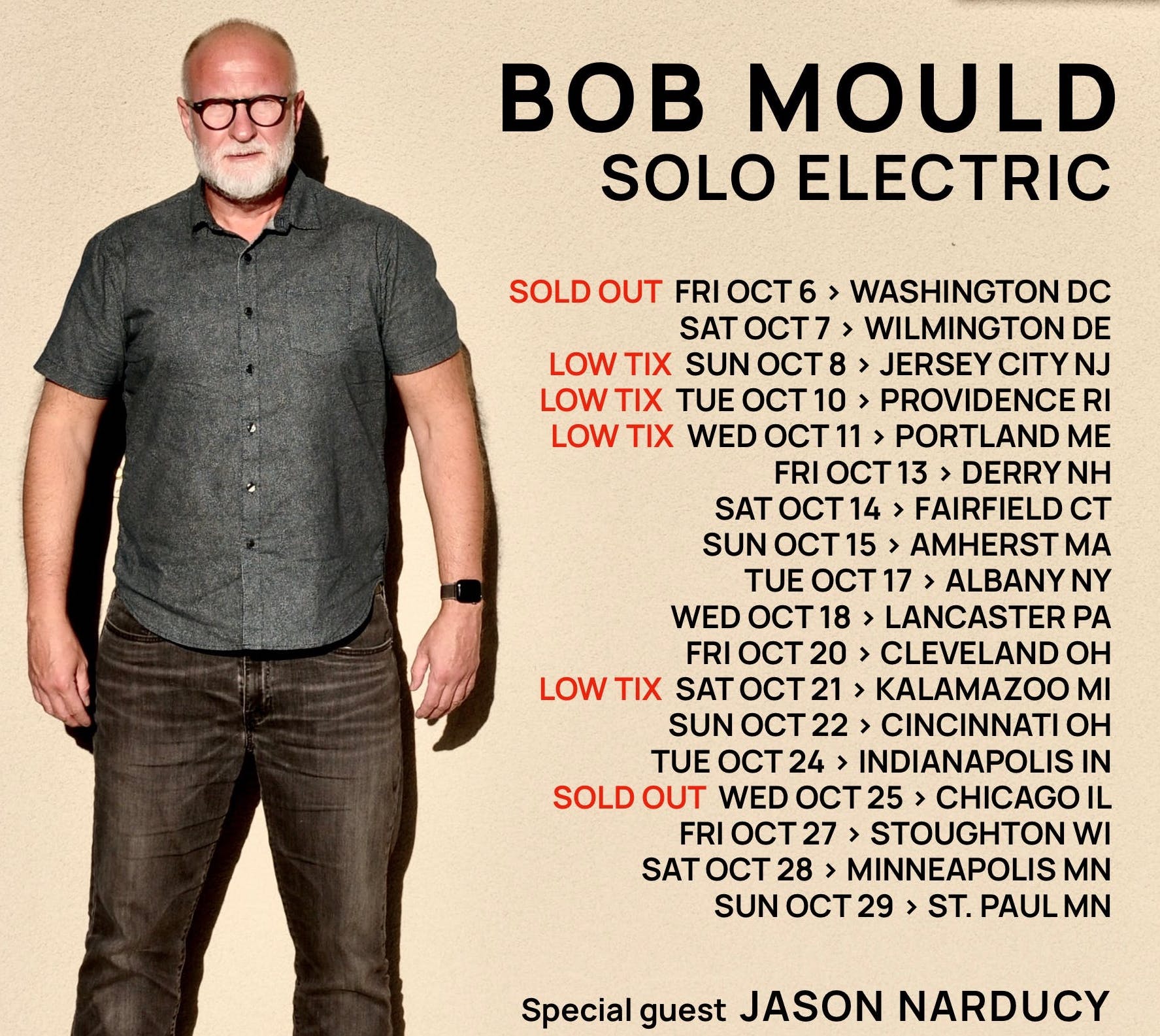 bob mould solo electric tour