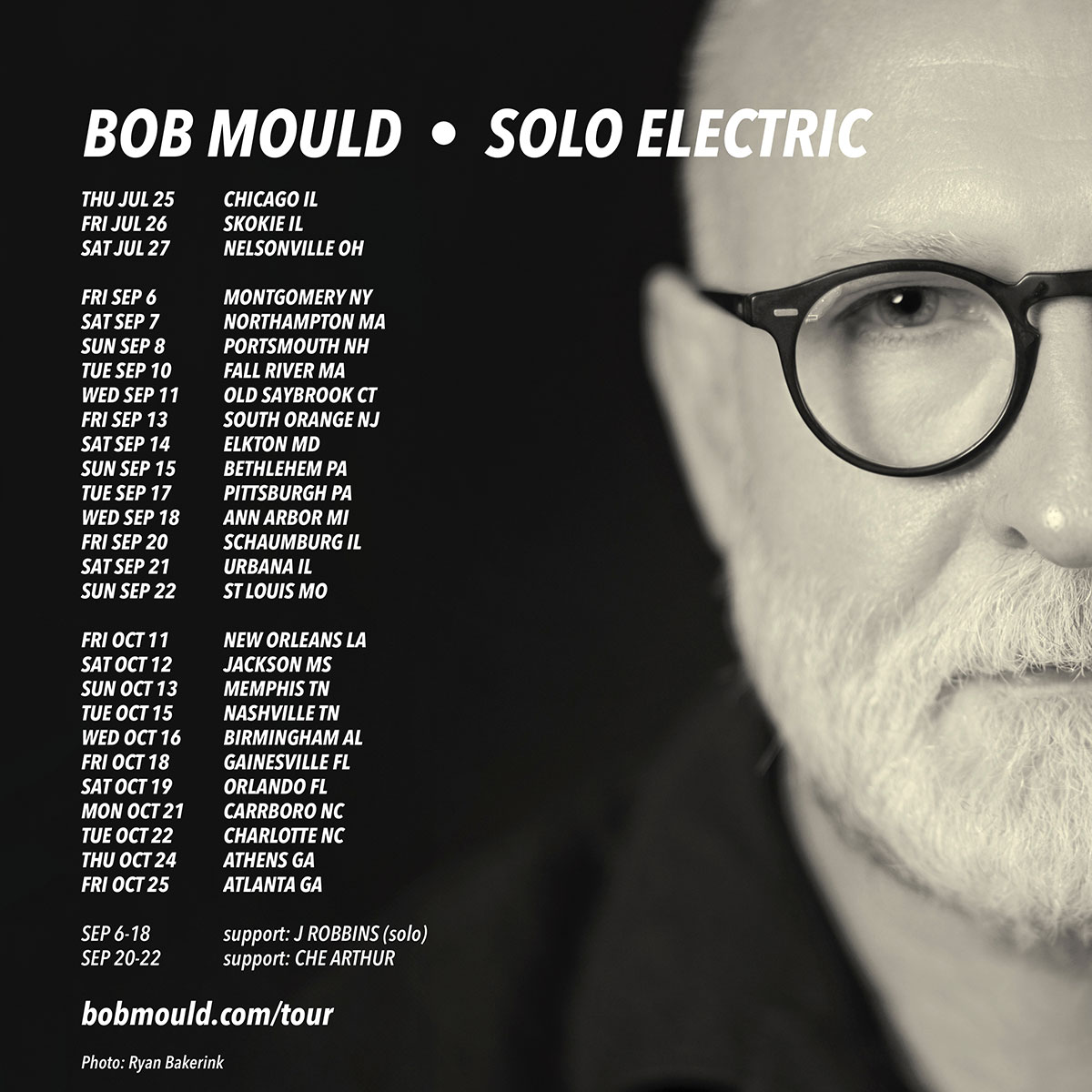 Bob Mould Announces Solo Fall '24 Tour Dates and Releases New Live ...