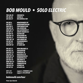 Bob Mould Fall 2024 US Tour